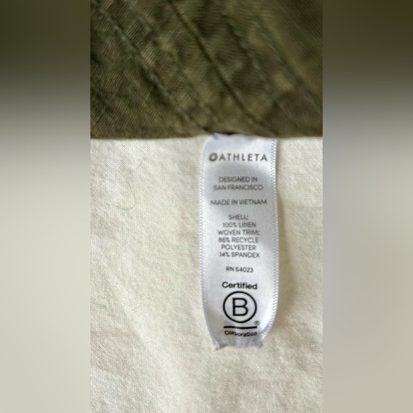 Athleta Cabo linen jogger in Cypress size 6 - Picture 8 of 12